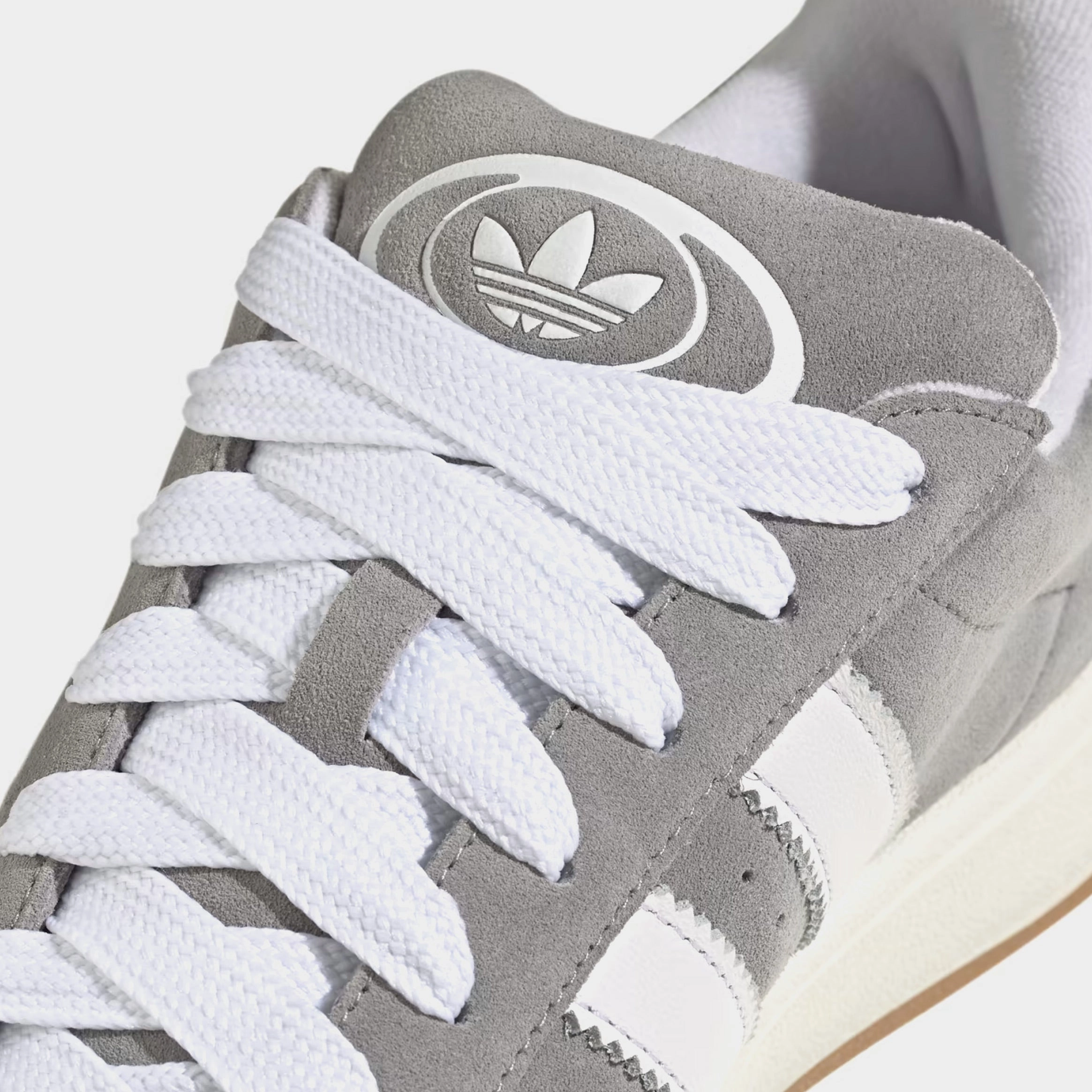 Campus 00s Mens Lifestyle Shoes (Grey/White) Classic suede trainers