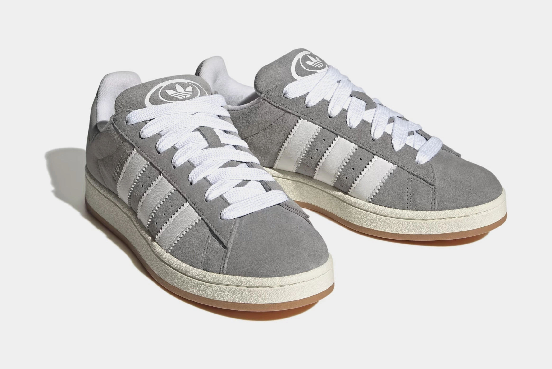 Campus 00s Mens Lifestyle Shoes (Grey/White) Classic suede trainers