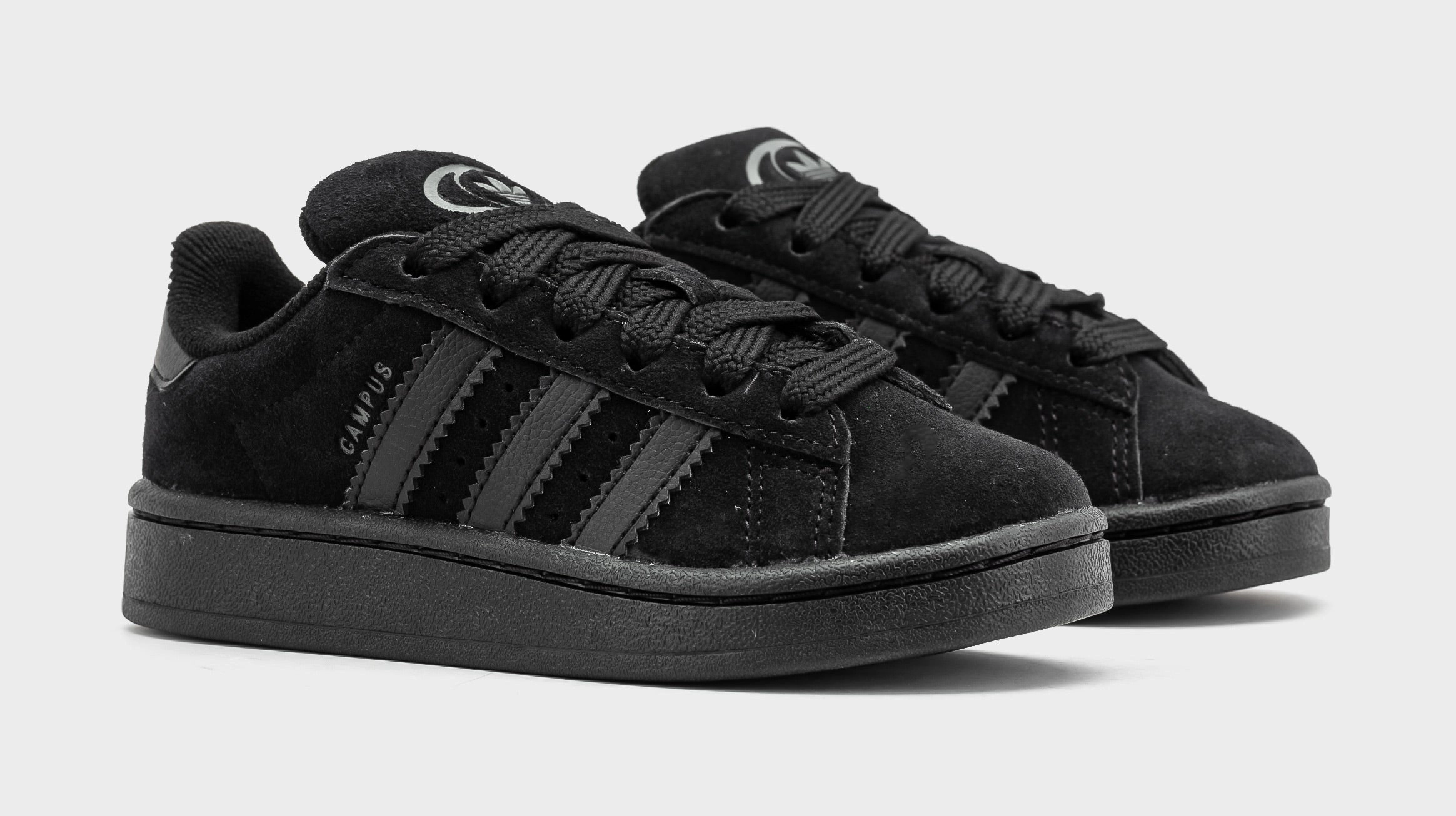 Campus 00s Preschool Lifestyle Shoes (Core Black) Classic suede trainers