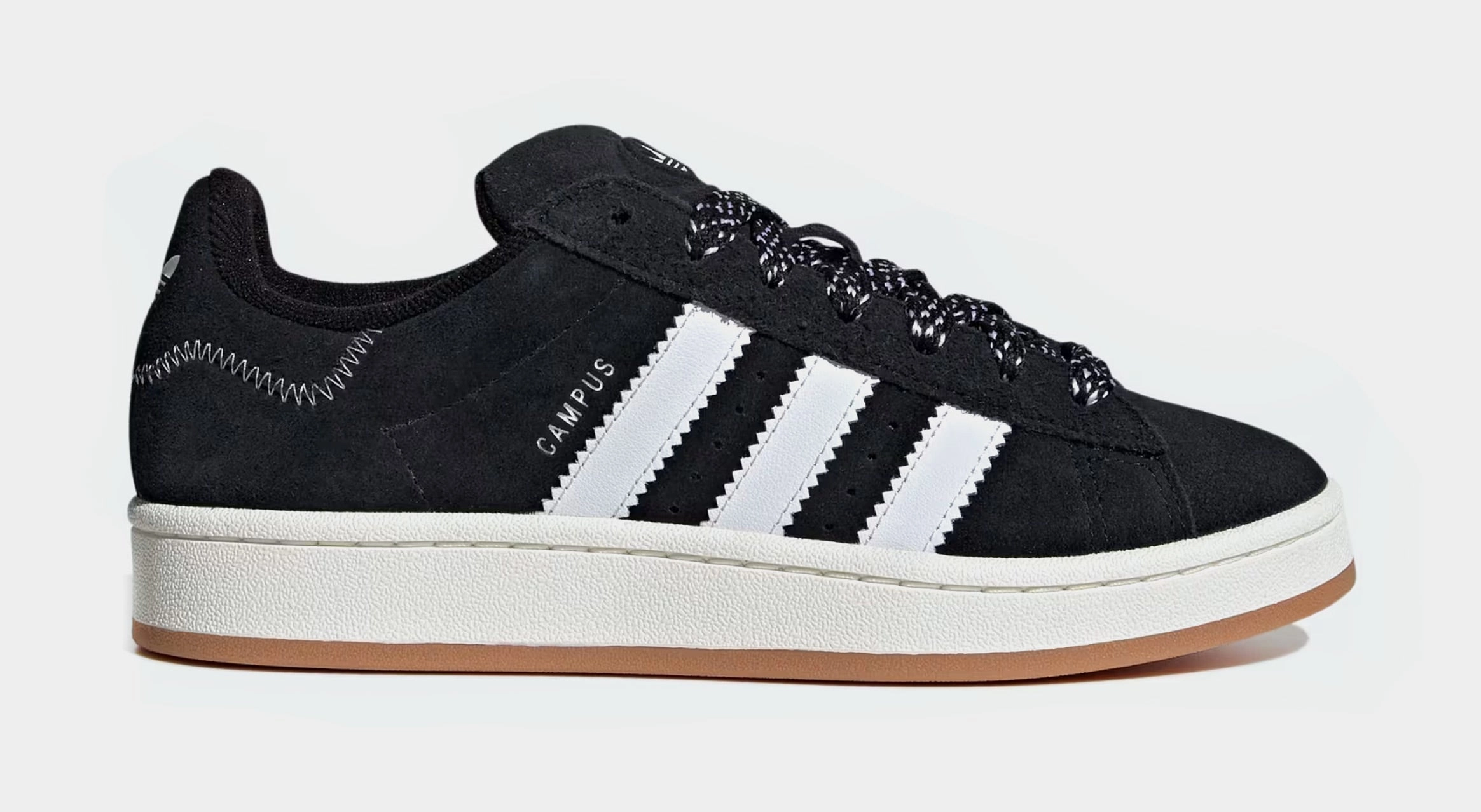 Campus 00s Womens Lifestyle Shoes (Black/White) Adidas Campus sneakers with vintage street style