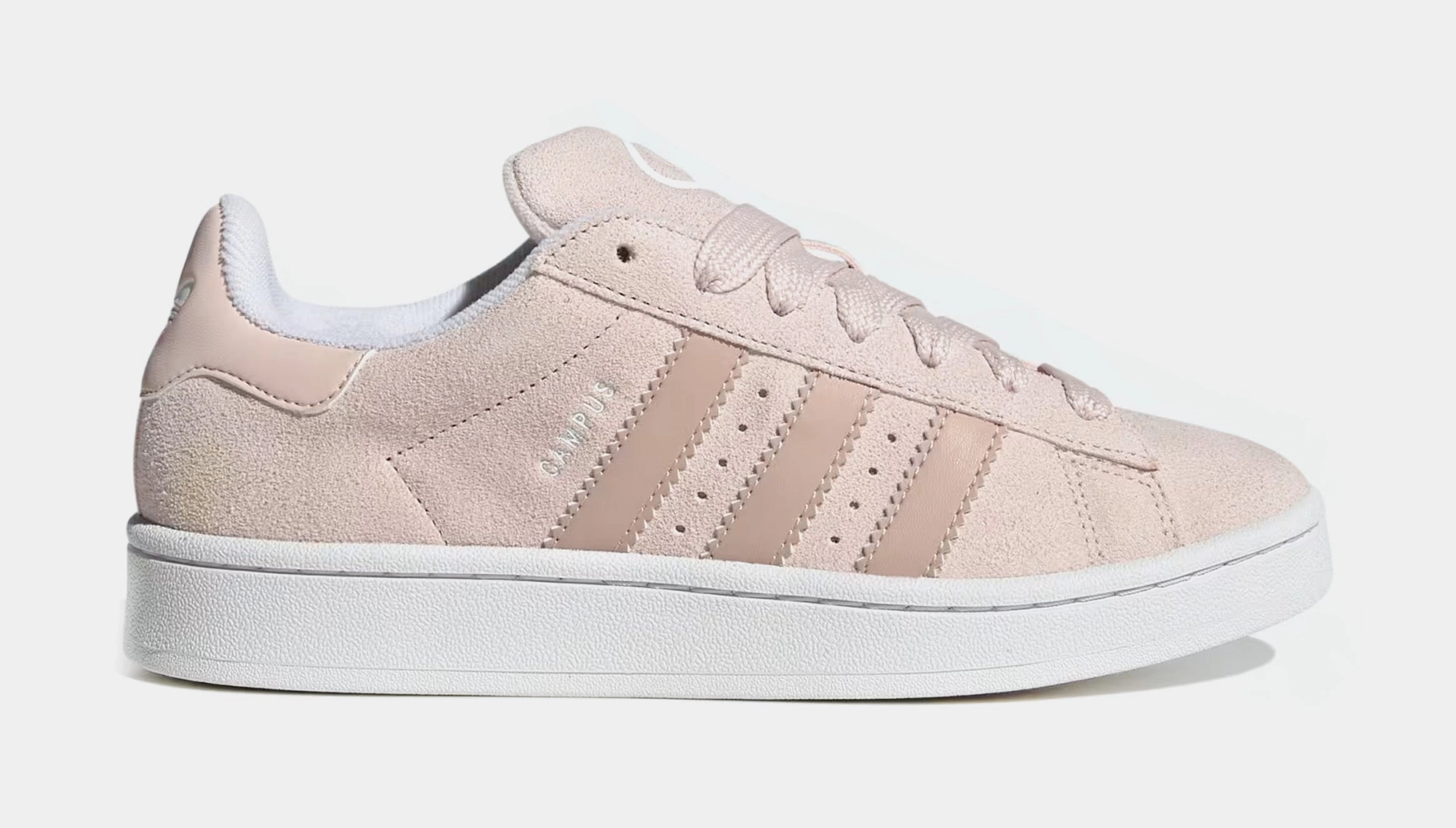 Campus 00s Womens Lifestyle Shoes (Putty Mauve/Cloud White/Wonder Taupe) Adidas Campus sneakers with vintage street style