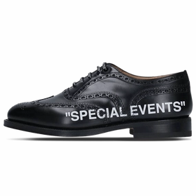 Church's x Off-White Burwood Flat Brogues "Special Events" off white branded stylish streetwear sneakers