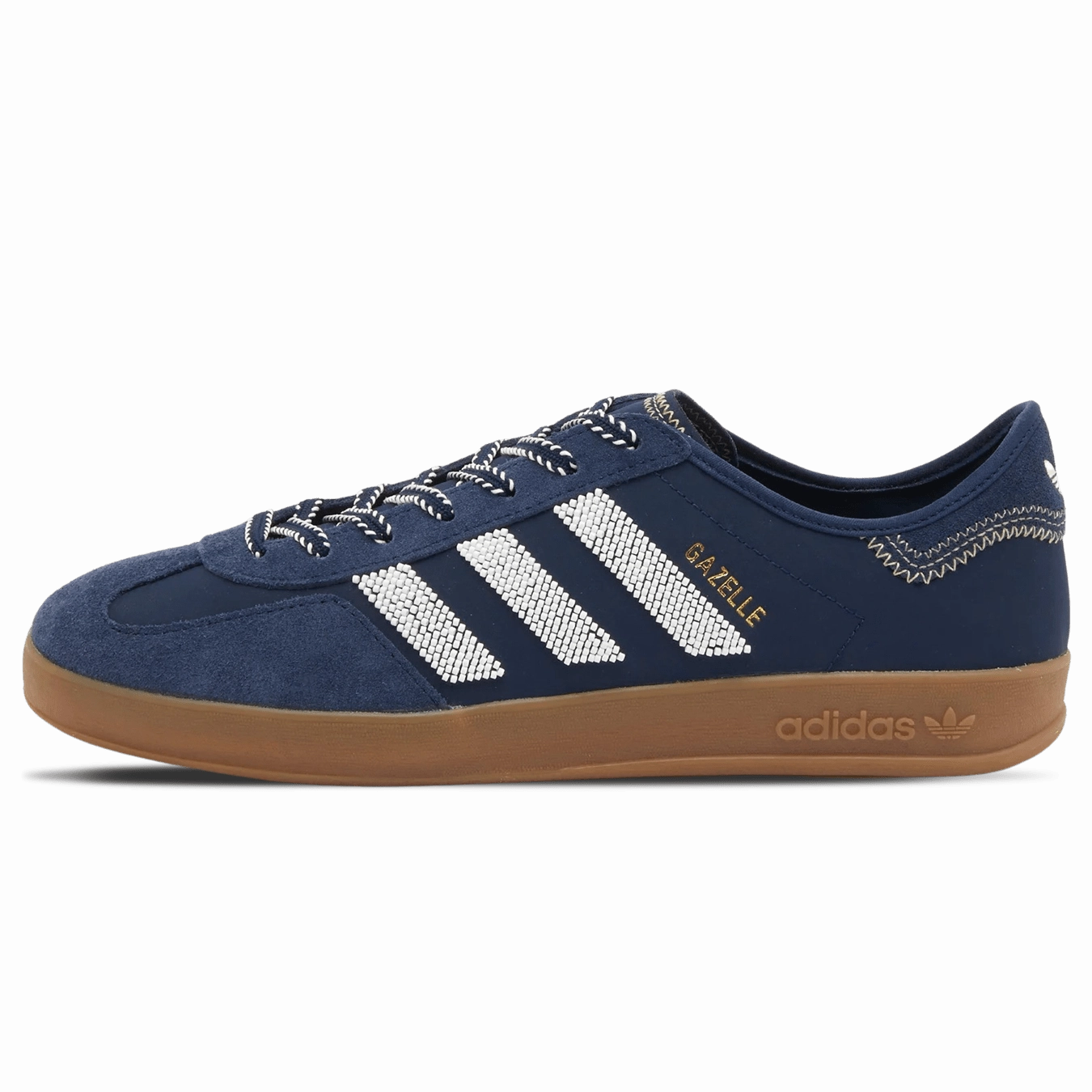 Clot x Adidas Gazelle Indoor 'Collegiate Navy Off White' off white branded stylish streetwear sneakers