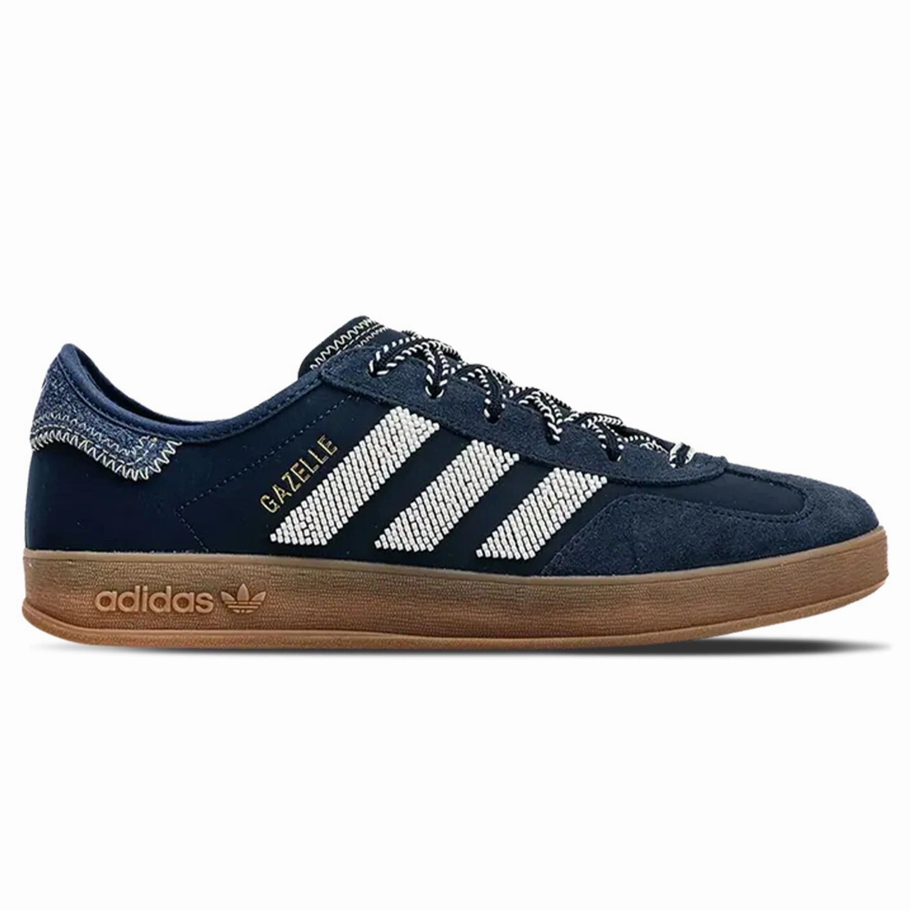 Clot x Adidas Gazelle Indoor 'Collegiate Navy Off White' Off White Sneakers