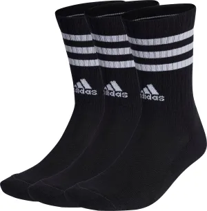 Clothing Adidas  Men adidas 3 Stripes Cushioned (3 Pack) Crew Socks - Black