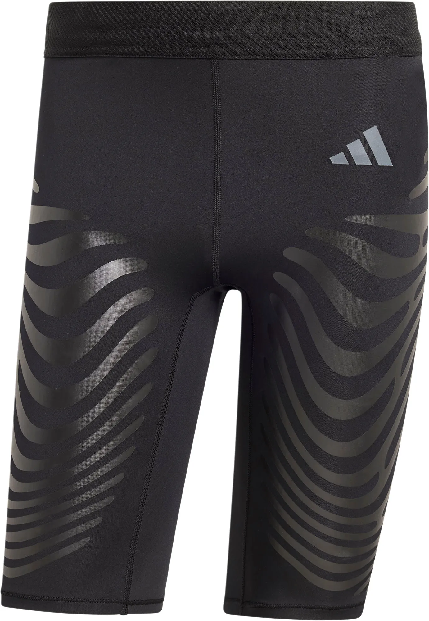 Clothing Adidas  Men adidas Adizero Control Mens Short Running Tights - Black