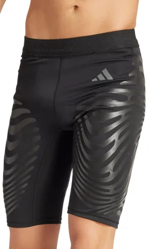 Clothing Adidas  Men adidas Adizero Control Mens Short Running Tights - Black