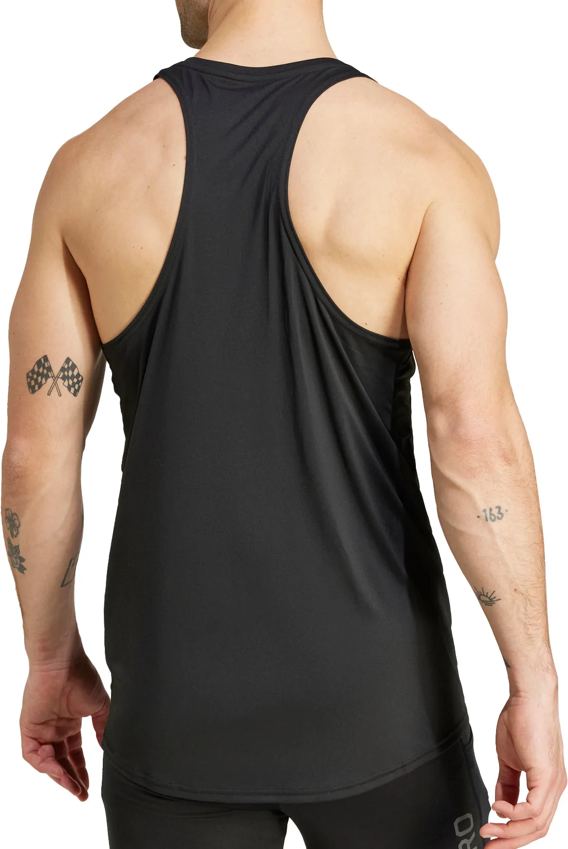 Clothing Adidas  Men adidas Adizero Essentials Mens Running Vest - Black