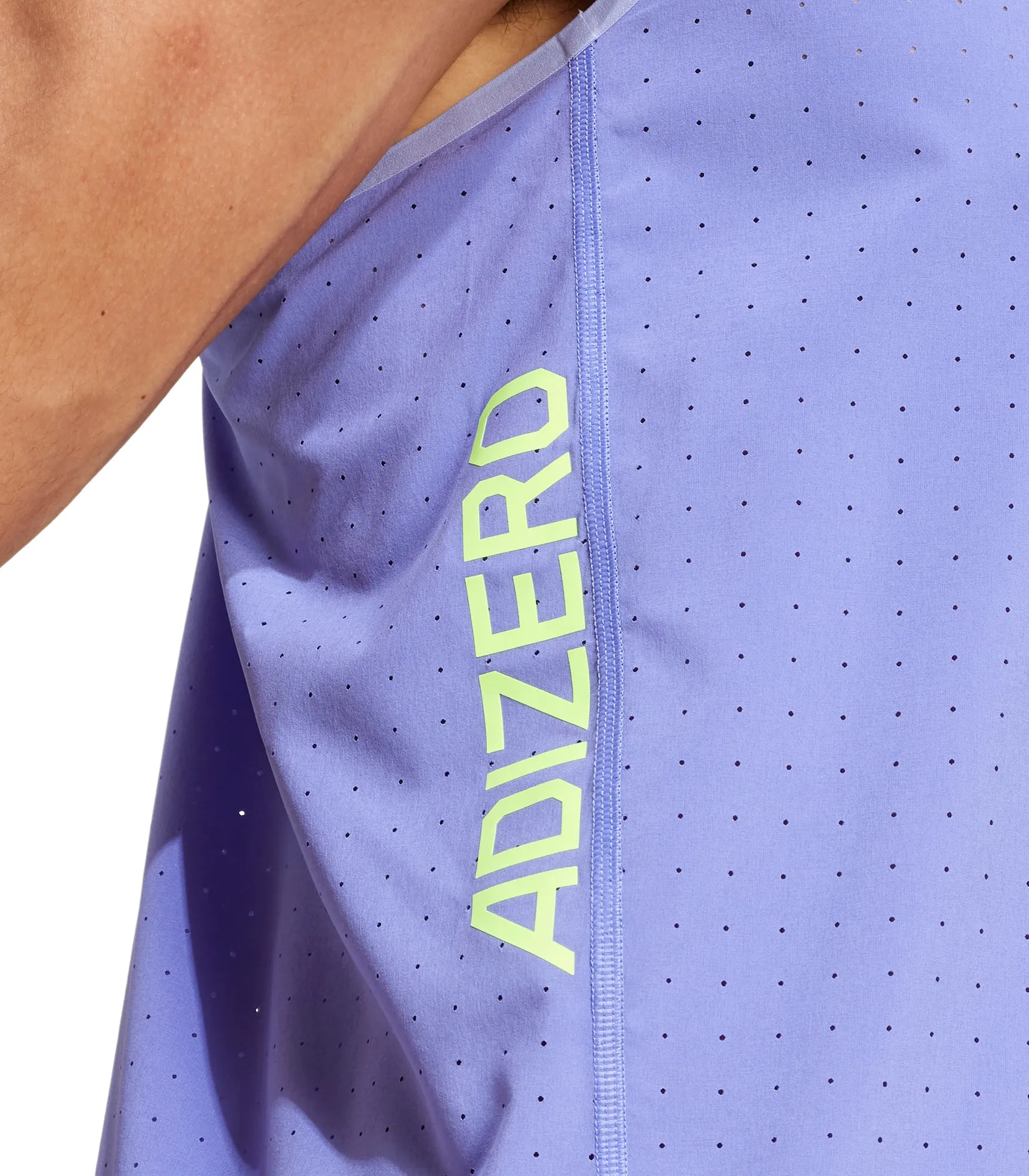 Clothing Adidas  Men adidas Adizero Mens Running Vest - Blue