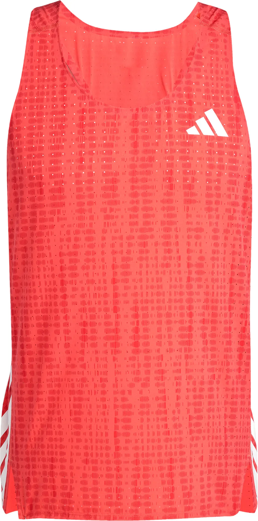 Clothing Adidas  Men adidas Adizero Mens Running Vest - Red