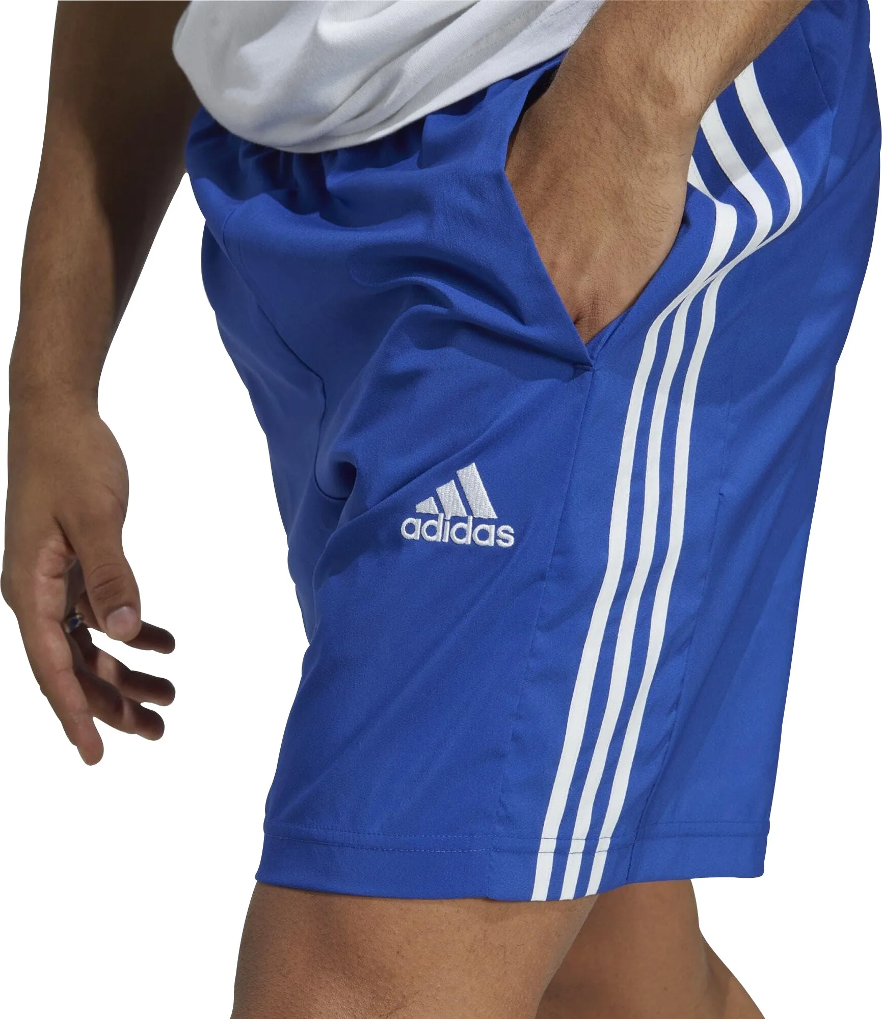 Clothing Adidas  Men adidas AeroReady Essentials Chelsea 3 Stripes Mens Training Shorts - Blue