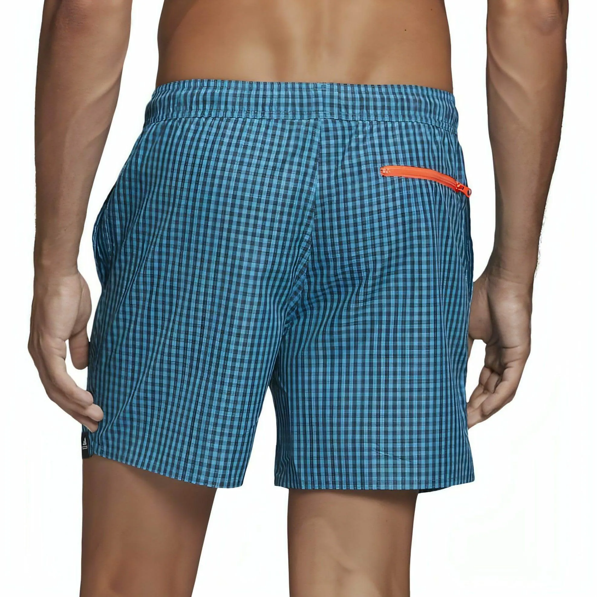 Clothing Adidas  Men adidas Check CLX Mens Swim Shorts - Blue
