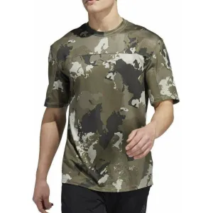 Clothing Adidas  Men adidas Continent Camo City Short Sleeve Mens Training Top - Green