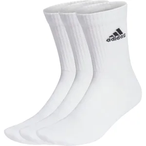 Clothing Adidas  Men adidas Cushioned (3 Pack) Crew Training Socks - White