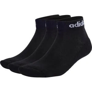 Clothing Adidas  Men adidas Cushioned Linear (3 Pack) Ankle Training Socks - Black