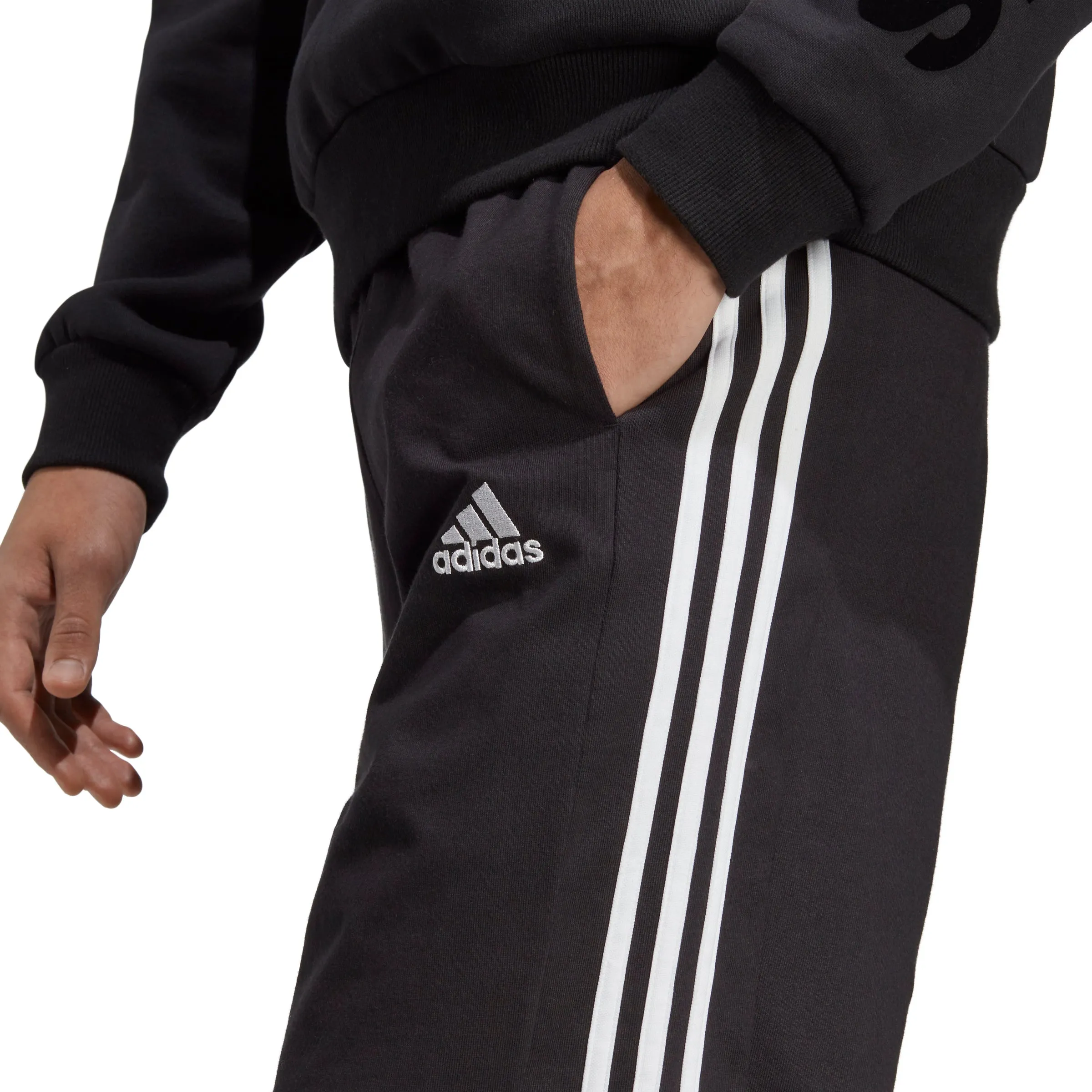 Clothing Adidas  Men adidas Essentials 3 Stripes 10 Inch Mens Shorts - Black