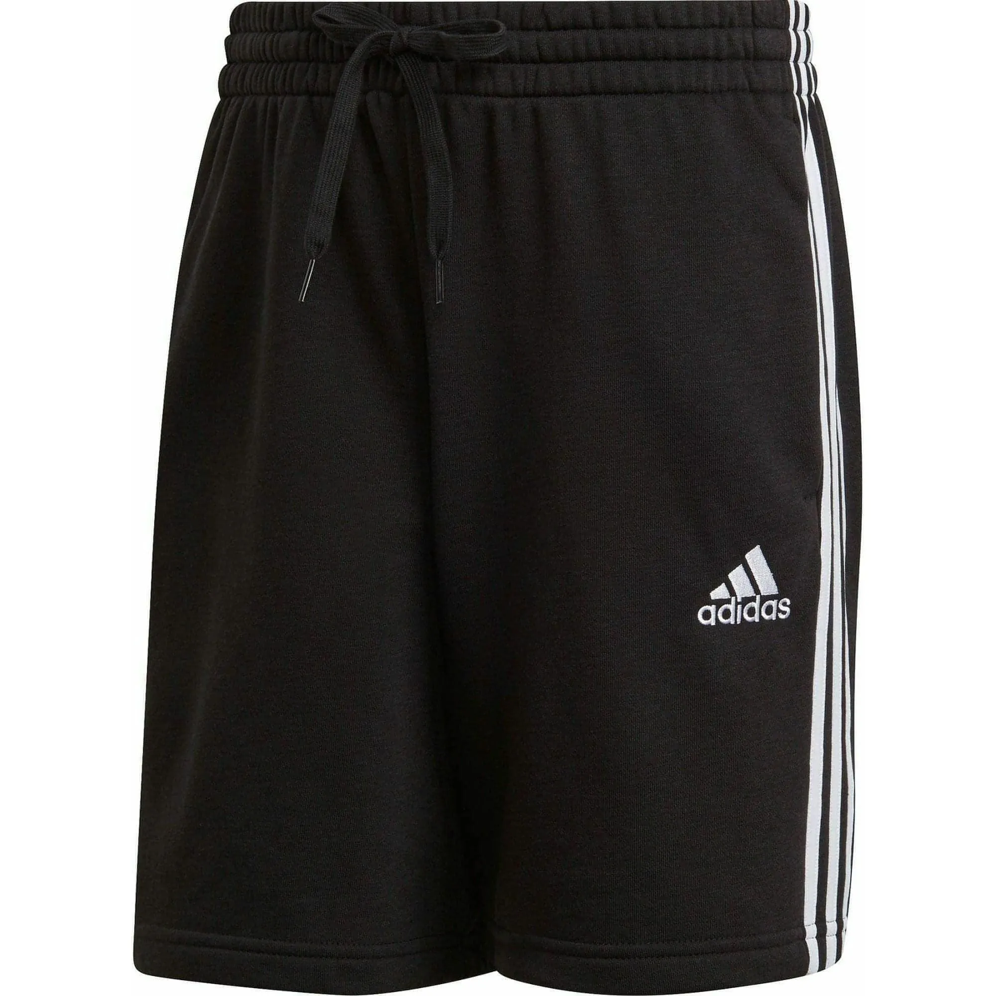 Clothing Adidas  Men adidas Essentials French Terry 3 Stripes Mens Shorts - Black