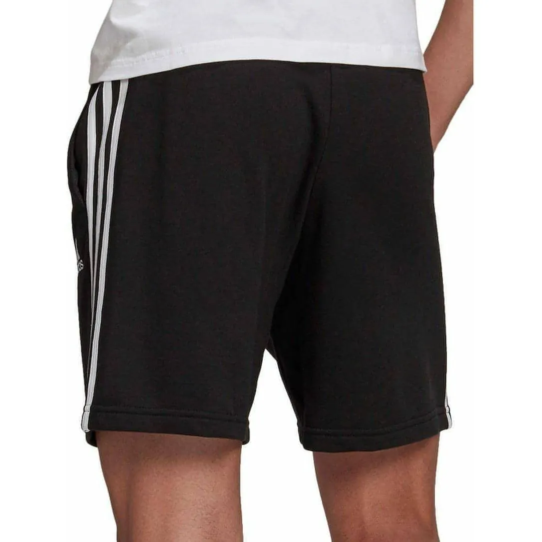 Clothing Adidas  Men adidas Essentials French Terry 3 Stripes Mens Shorts - Black