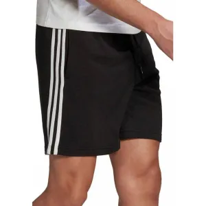 Clothing Adidas  Men adidas Essentials French Terry 3 Stripes Mens Shorts - Black