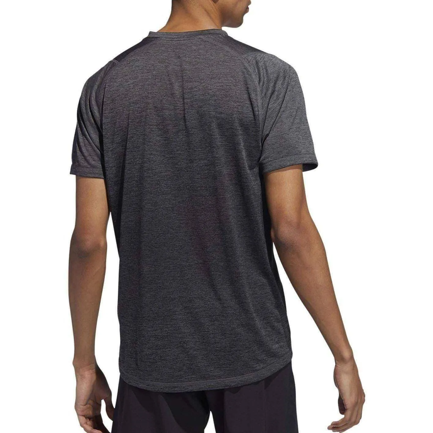 Clothing Adidas  Men adidas Freelift 360 Gradient Graphic Short Sleeve Mens Training Top - Grey