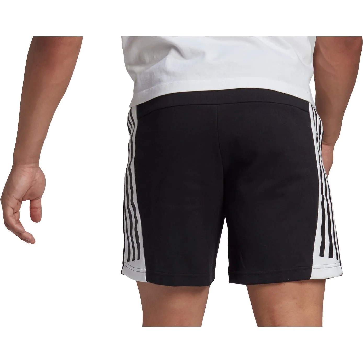 Clothing Adidas  Men adidas Future Icons 3 Stripes Mens Training Shorts - Black