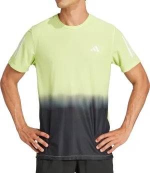 Clothing Adidas  Men adidas Own The Run ClimaCool Short Sleeve Mens Running Top - Green