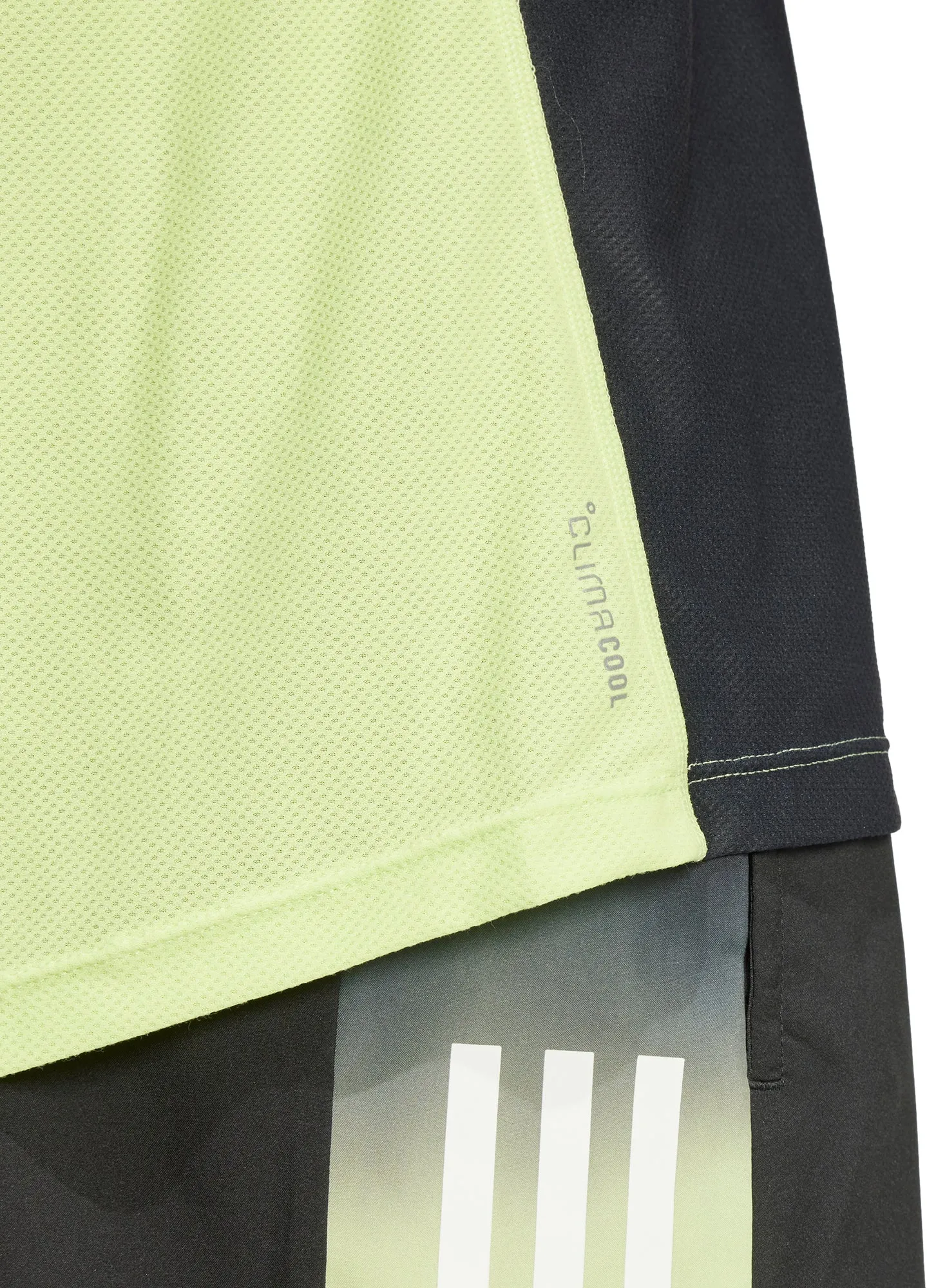 Clothing Adidas  Men adidas Own The Run ClimaCool Short Sleeve Mens Running Top - Green