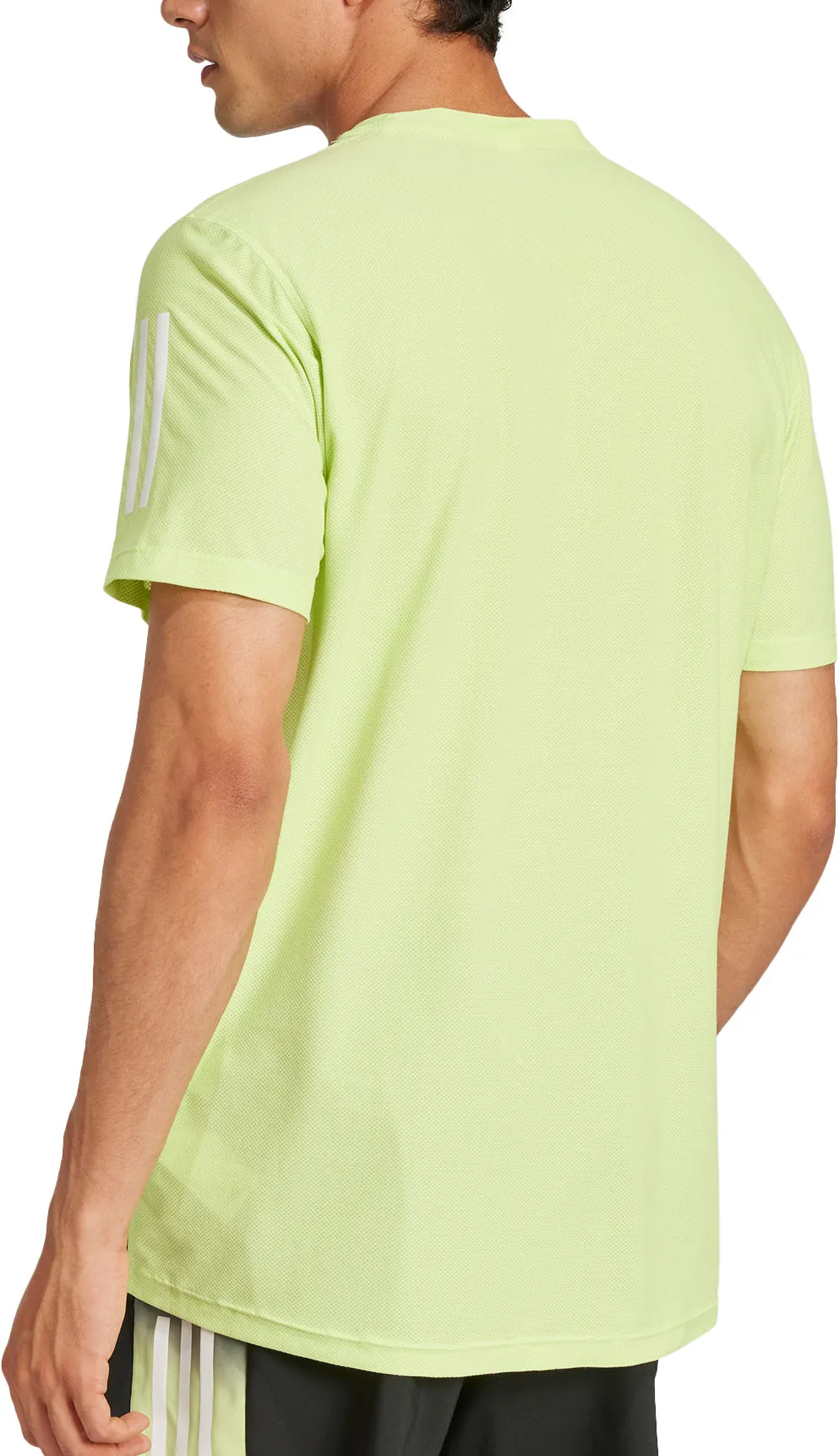 Clothing Adidas  Men adidas Own The Run ClimaCool Short Sleeve Mens Running Top - Green