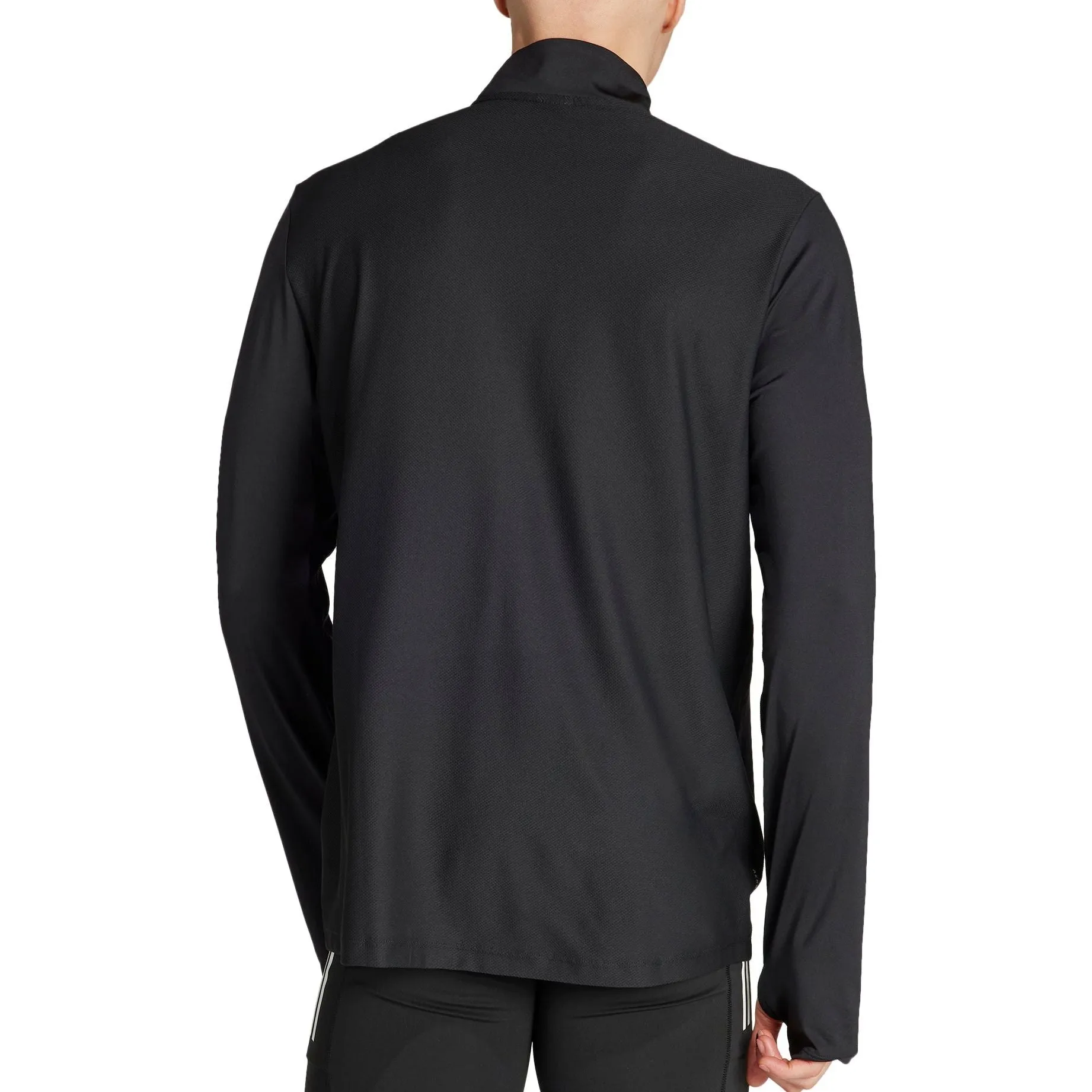 Clothing Adidas  Men adidas Own The Run Half Zip Long Sleeve Mens Running Top - Black