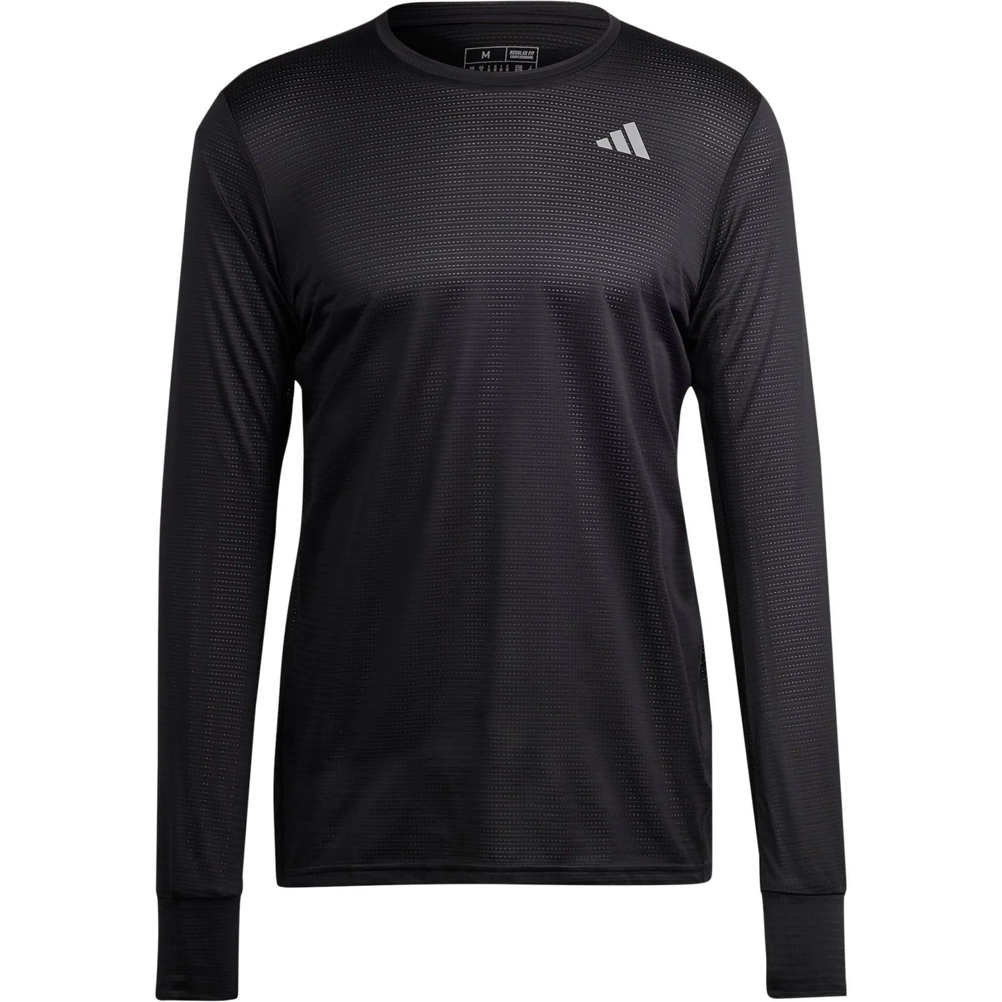 Clothing Adidas  Men adidas Own The Run Long Sleeve Mens Running Top - Black