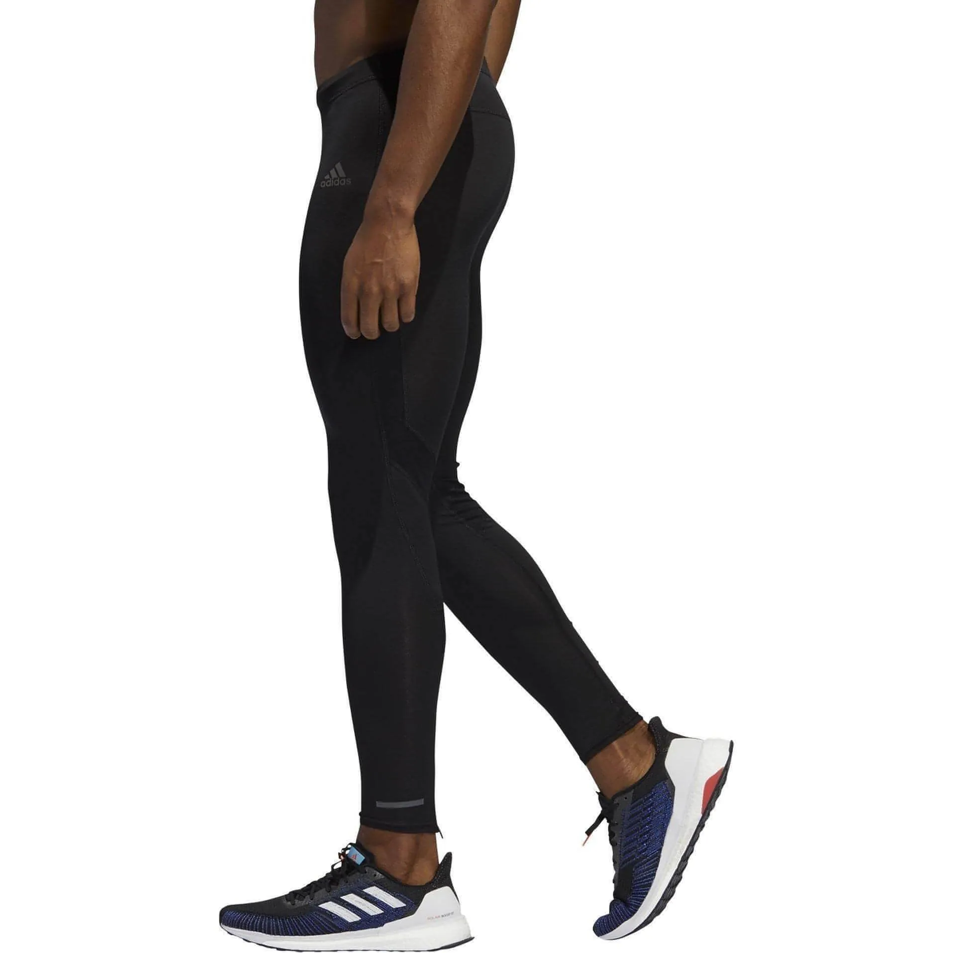 Clothing Adidas  Men adidas Own The Run Mens Long Running Tights - Black
