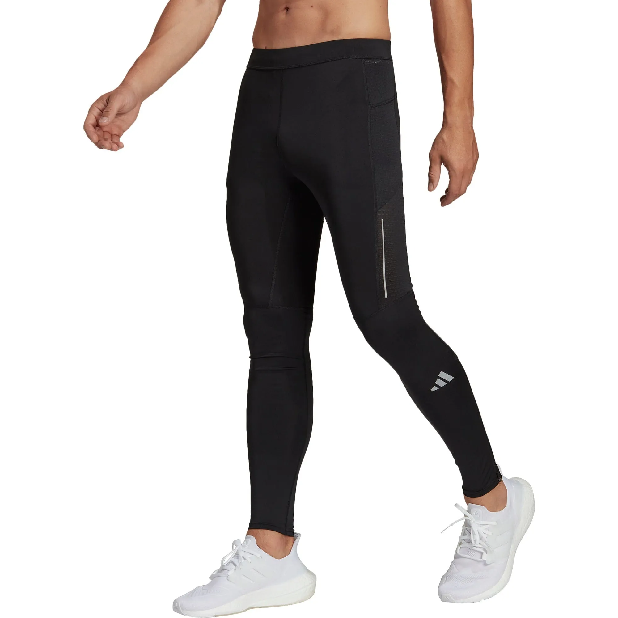 Clothing Adidas  Men adidas Own The Run Mens Long Running Tights - Black