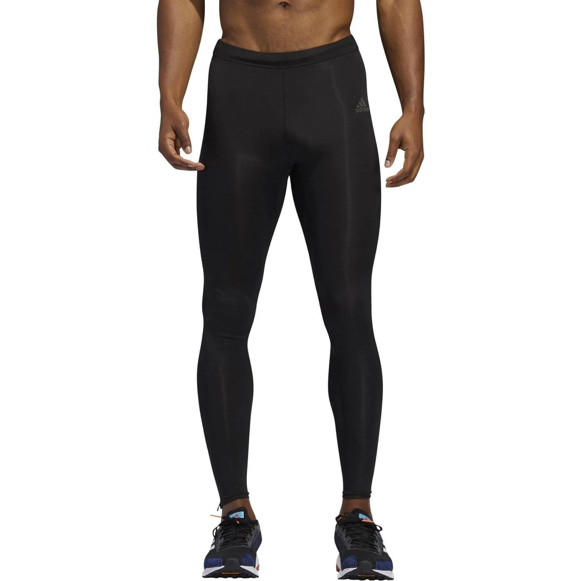 Clothing Adidas  Men adidas Own The Run Mens Long Running Tights - Black