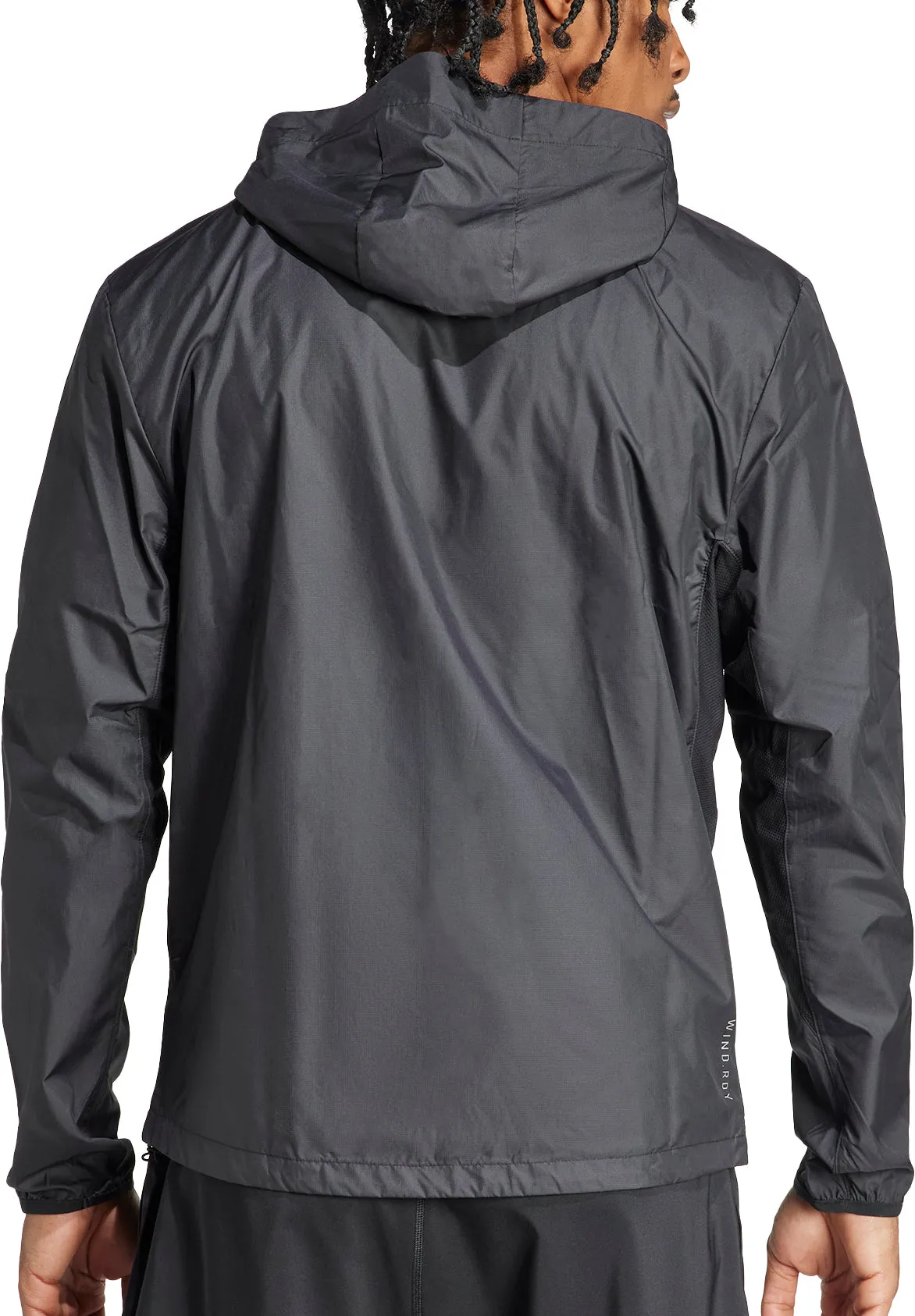 Clothing Adidas  Men adidas Own The Run Mens Running Jacket - Black