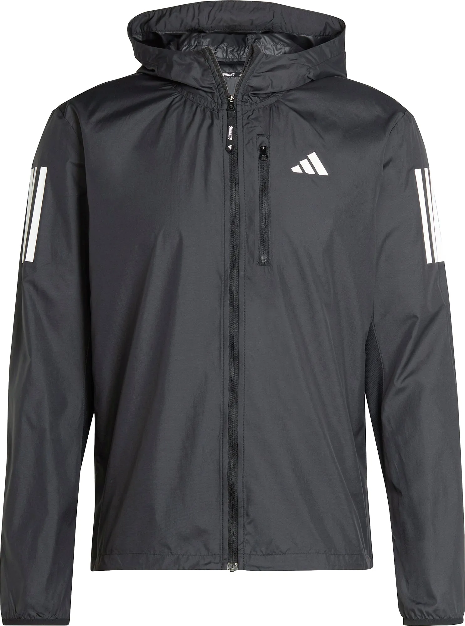 Clothing Adidas  Men adidas Own The Run Mens Running Jacket - Black