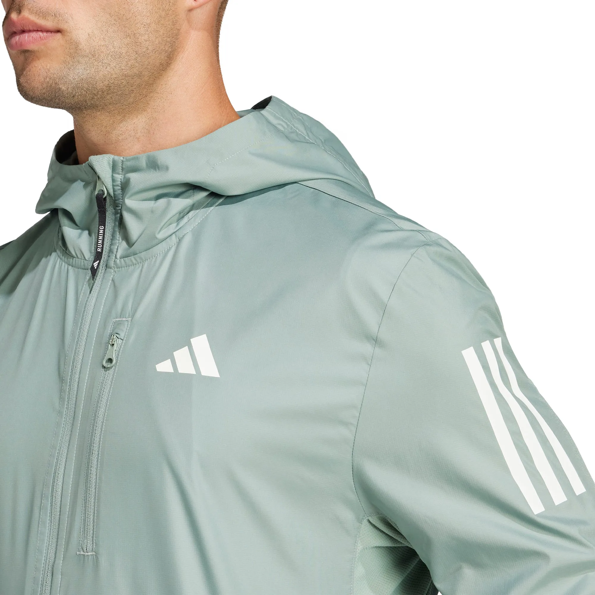 Clothing Adidas  Men adidas Own The Run Mens Running Jacket - Green