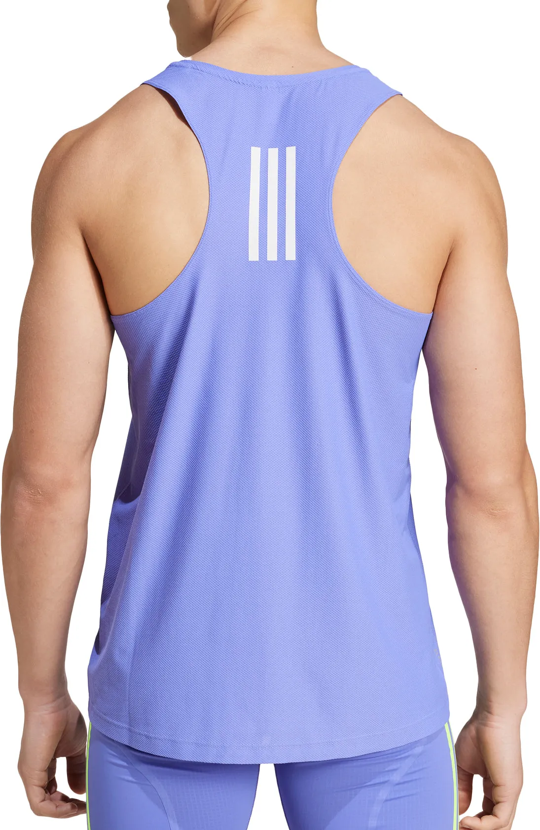 Clothing Adidas  Men adidas Own The Run Mens Running Vest - Blue