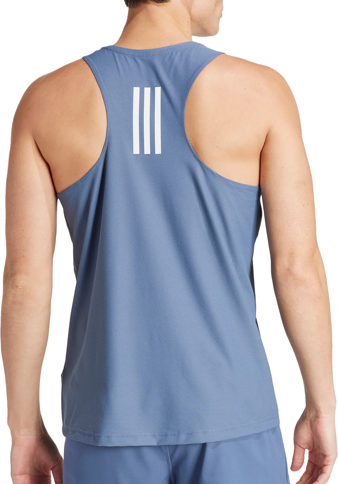 Clothing Adidas  Men adidas Own The Run Mens Running Vest - Blue