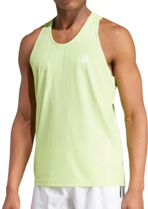 Clothing Adidas  Men adidas Own The Run Mens Running Vest - Green