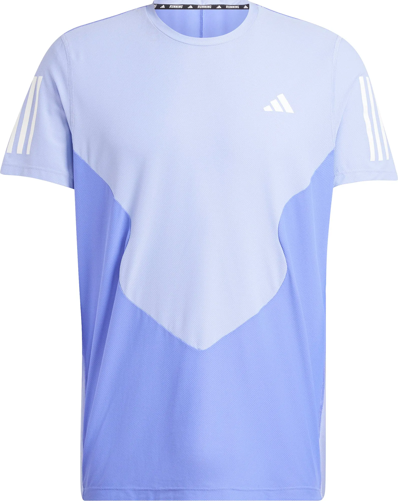 Clothing Adidas  Men adidas Own The Run Short Sleeve Mens Running Top - Blue