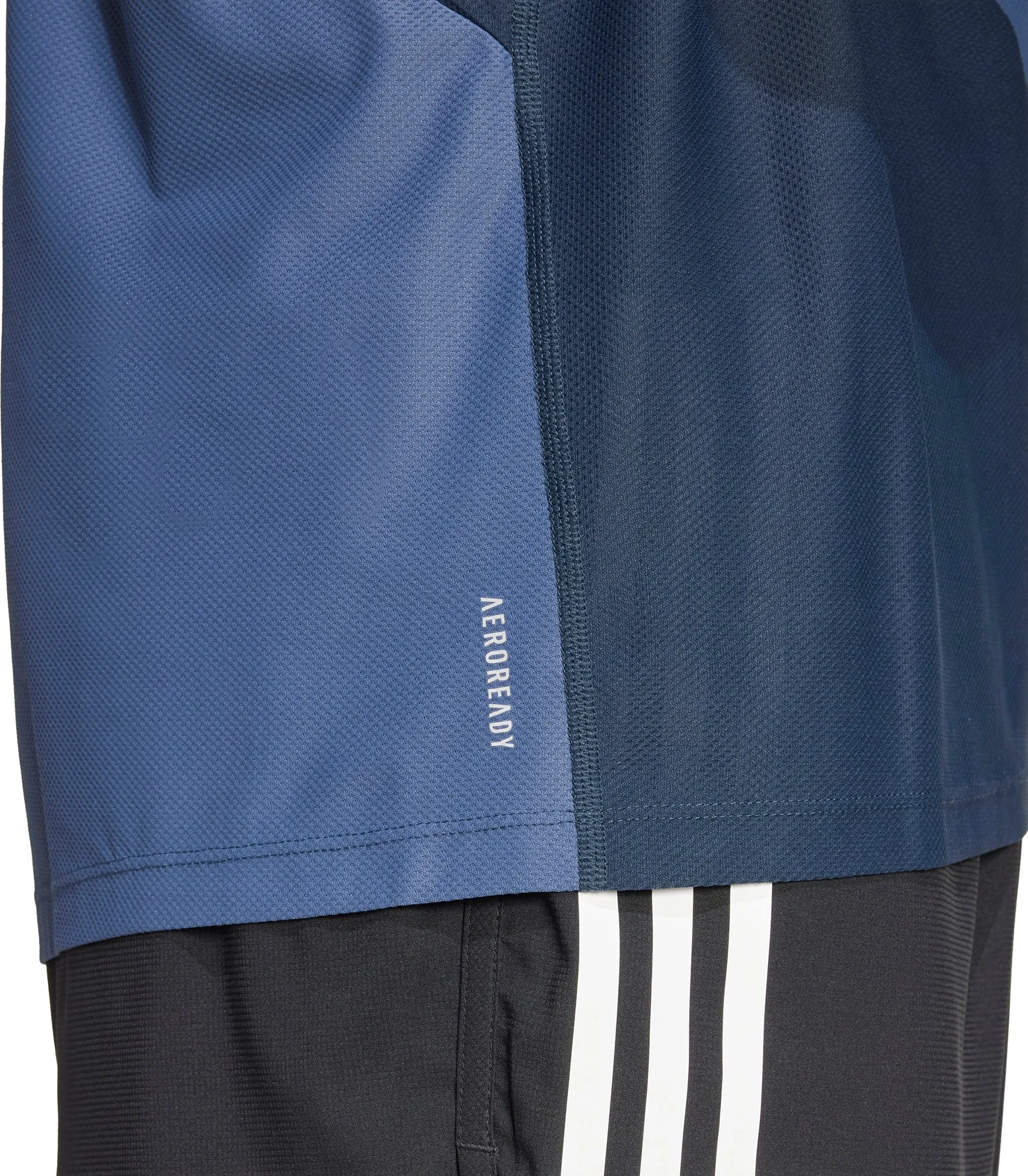 Clothing Adidas  Men adidas Own The Run Short Sleeve Mens Running Top - Blue