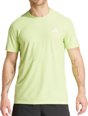 Clothing Adidas  Men adidas Own The Run Short Sleeve Mens Running Top - Green