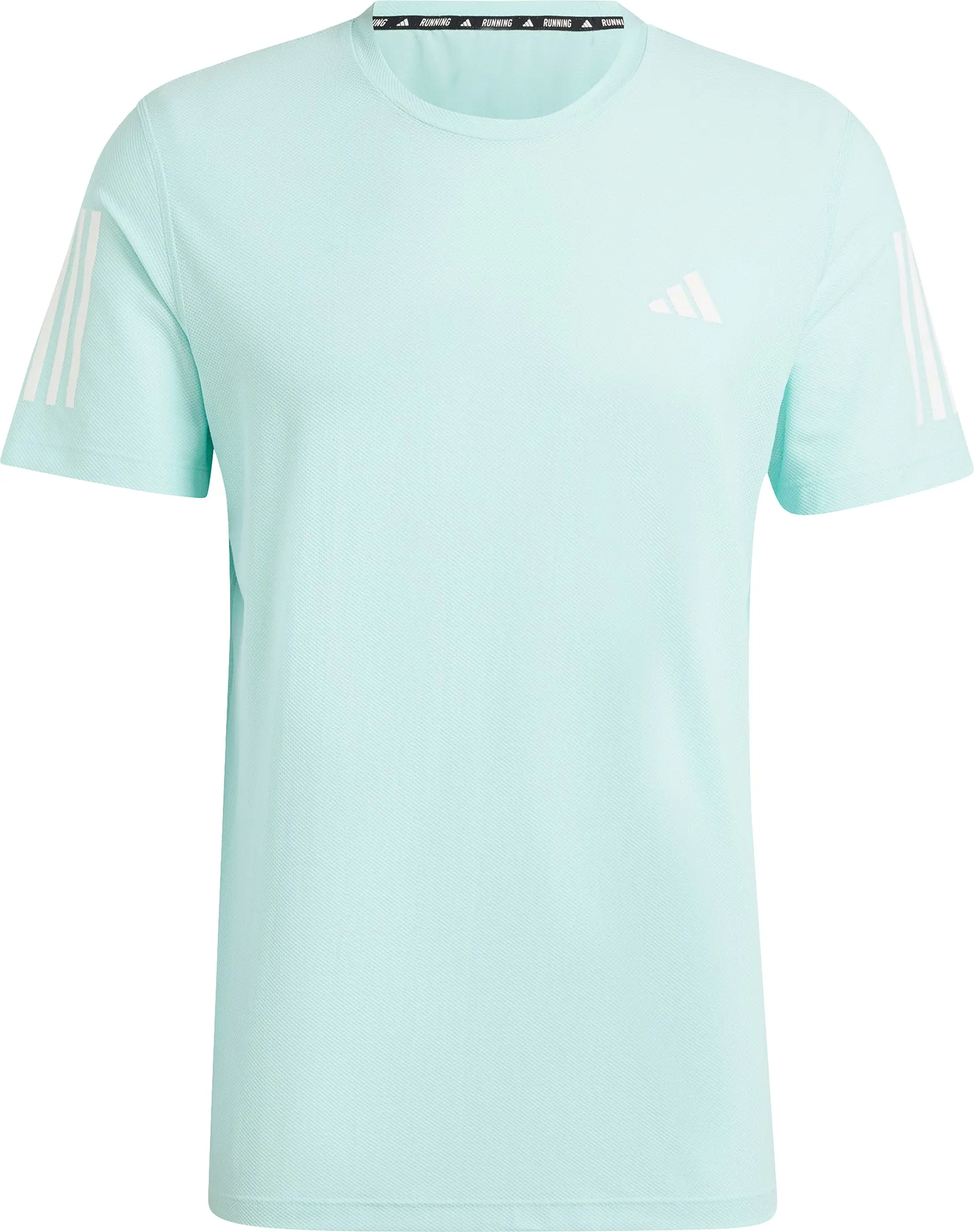 Clothing Adidas  Men adidas Own The Run Short Sleeve Mens Running Top - Green