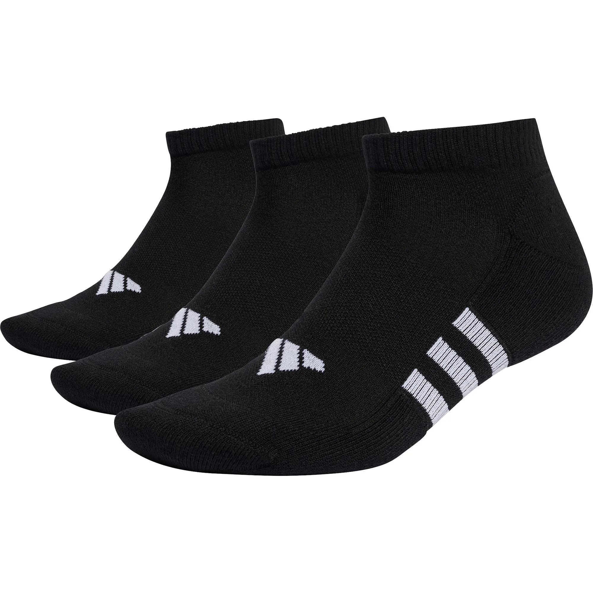 Clothing Adidas  Men adidas Performance Cushioned (3 Pack) Low Socks - Black