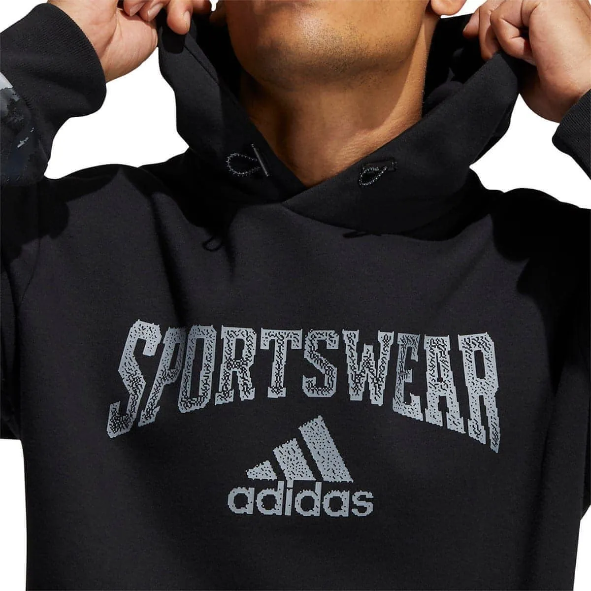 Clothing Adidas  Men adidas Reverse Retro Future Icons Graphic Mens Hoody - Black