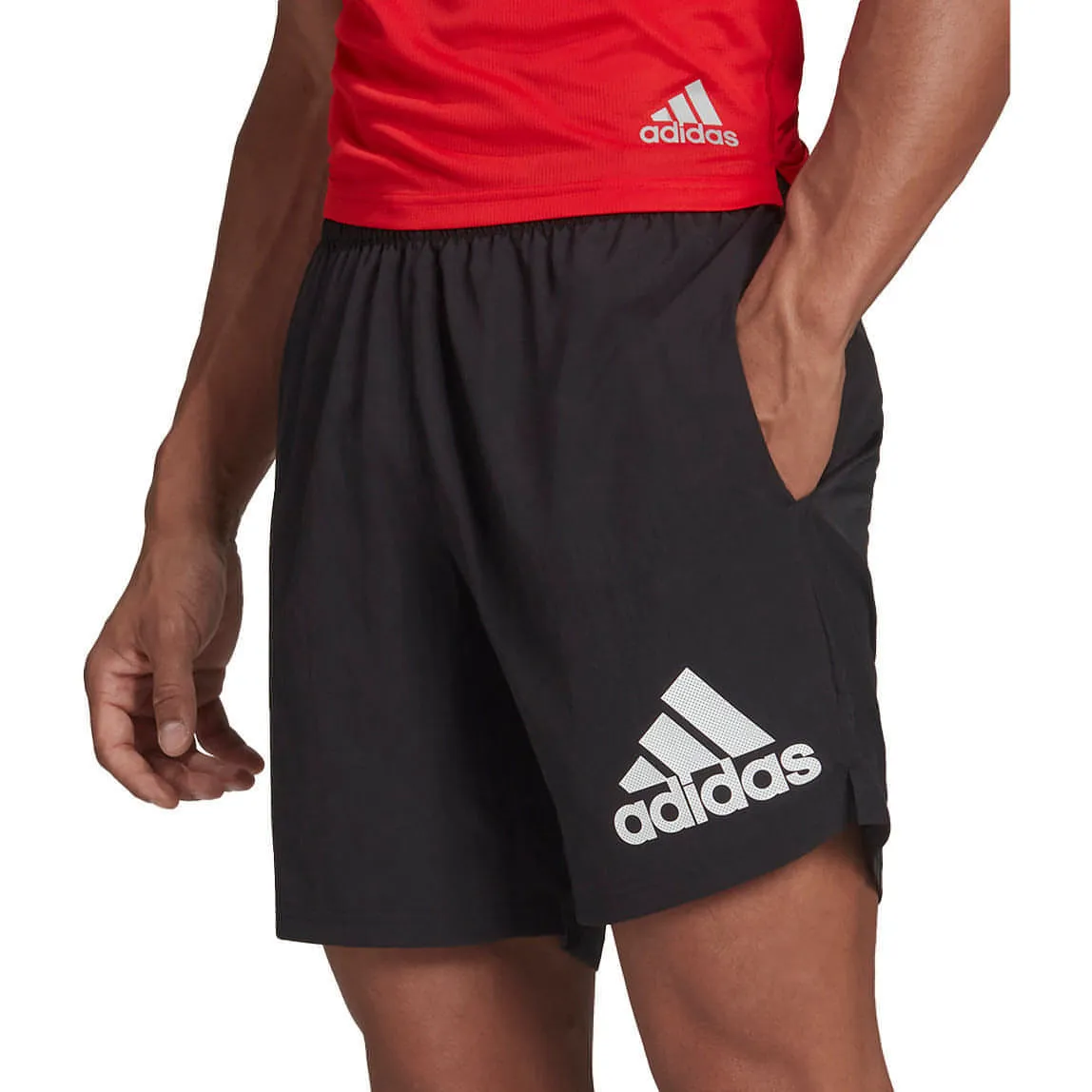 Clothing Adidas  Men adidas Run It 7 Inch Mens Running Shorts - Black