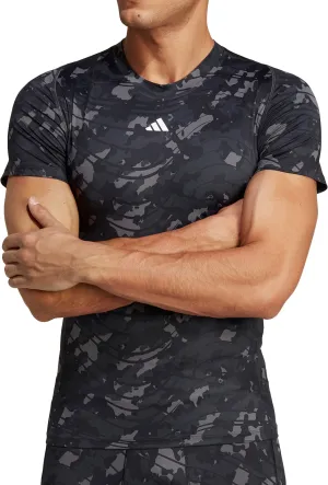 Clothing Adidas  Men adidas Tech Fit Short Sleeve Mens Training Top - Black
