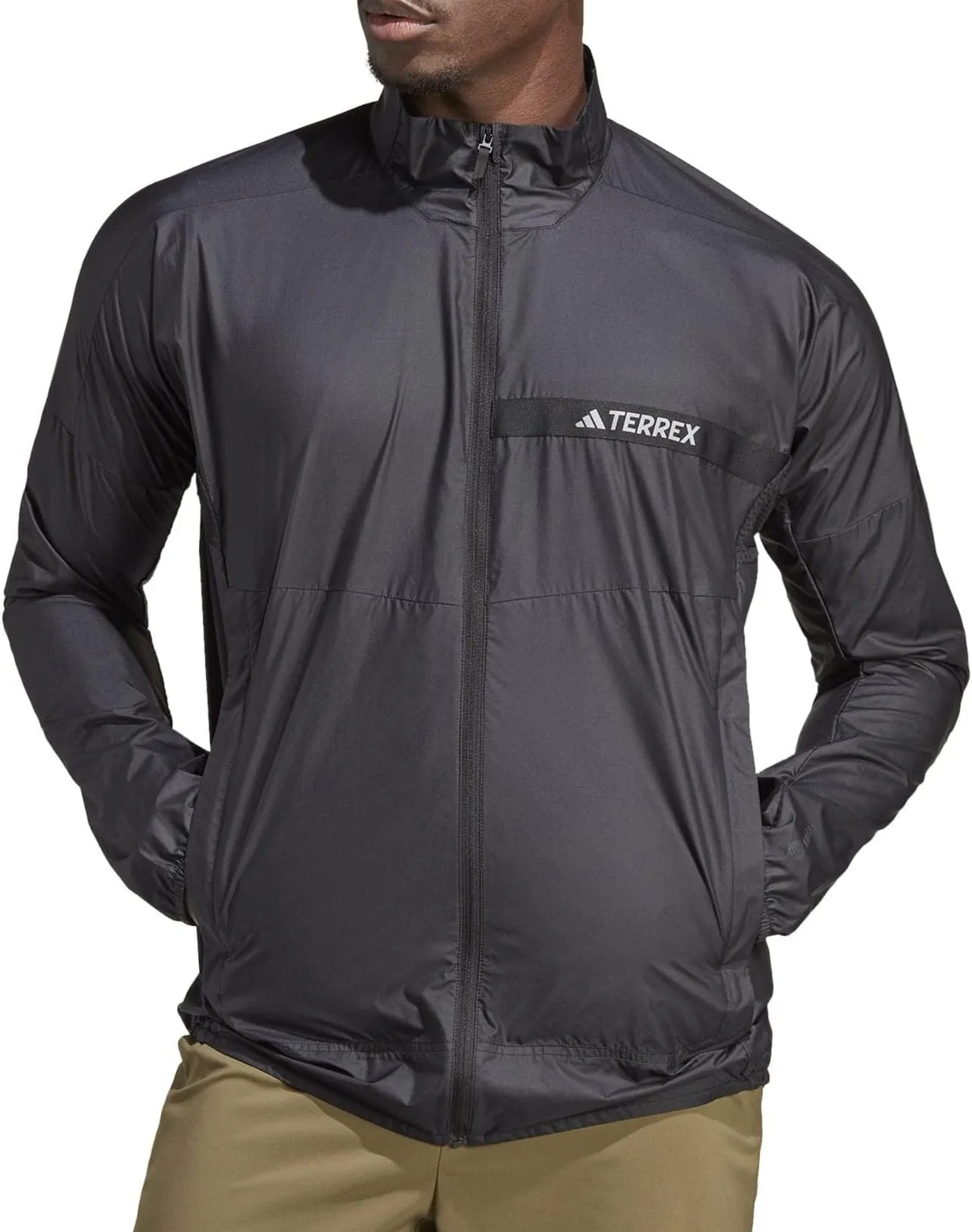 Clothing Adidas  Men adidas Terrex Multi Wind Mens Running Jacket - Black