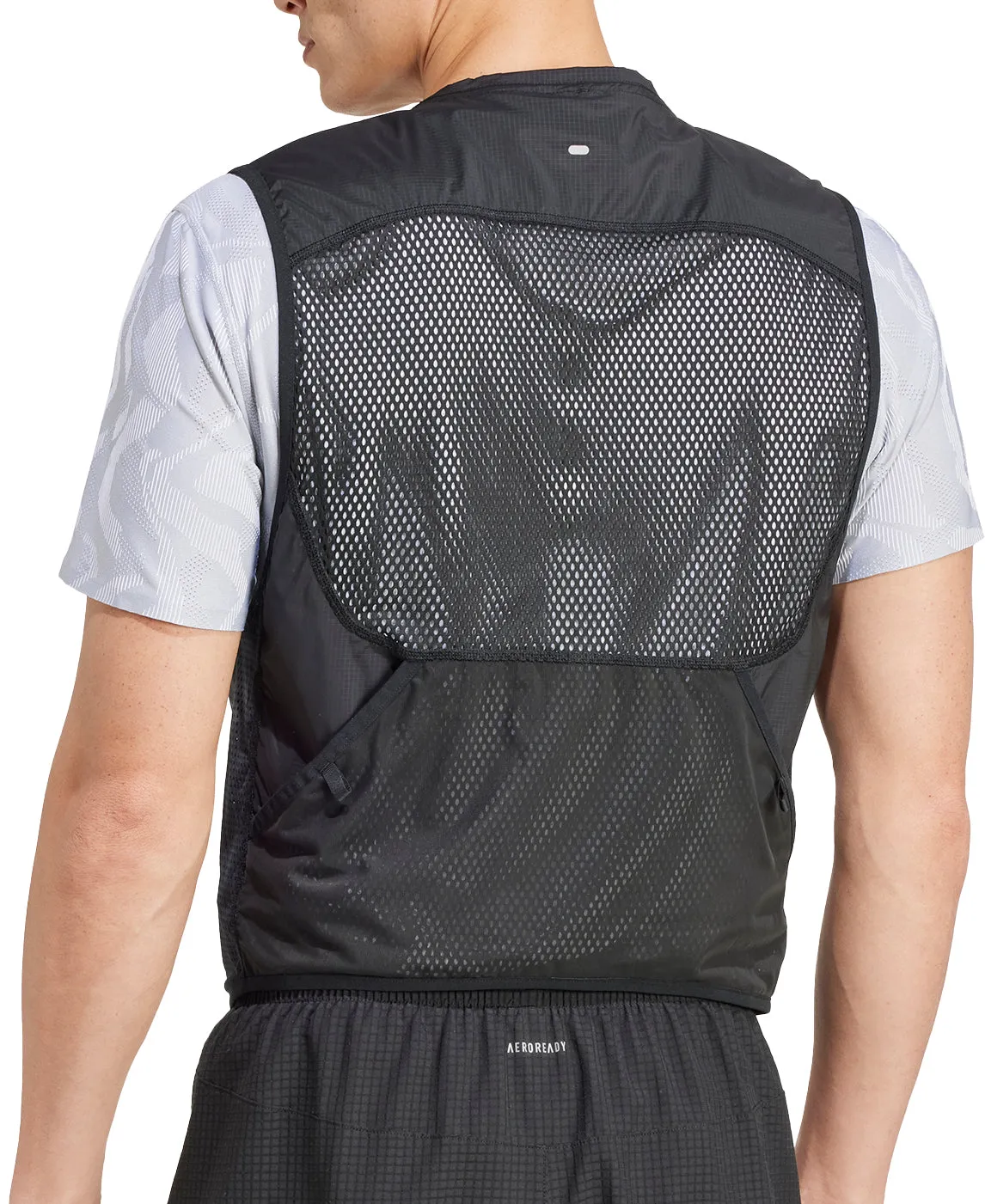 Clothing Adidas  Men adidas Ultimate Pocket Mens Running Gilet - Black