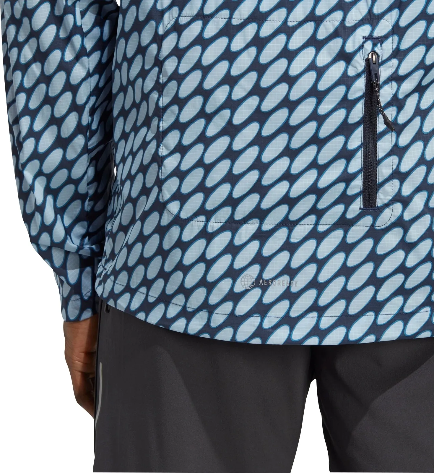 Clothing Adidas  Men adidas X Marimekko Marathon Mens Running Jacket - Blue